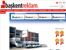 Tablet Screenshot of baskentreklam.com